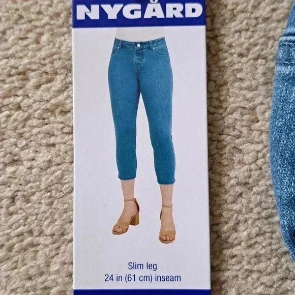 NWT Nygard Skinny Crop Denim Size 6 Women's  Slim Leg Stretch Jeans - Picture 9 of 12